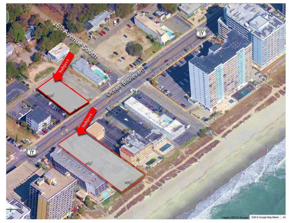 Exeter Boulevard Lots: 2609 S Ocean Blvd, Myrtle Beach, SC 29577